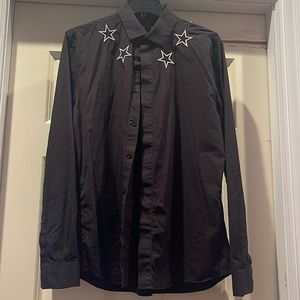 Givenchy button up stars dress shirt